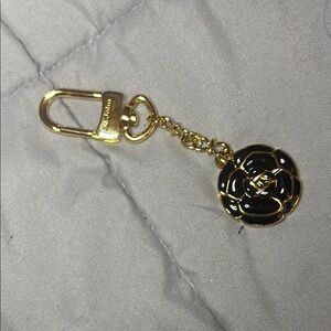 St John Black and Gold Keychain